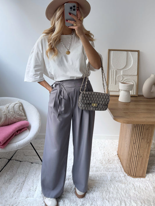NAÏG wide-leg wrap pants