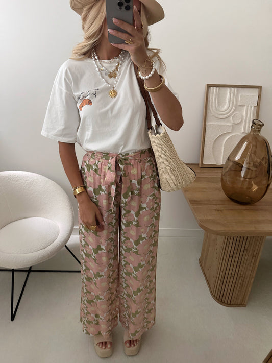 JULIO floral print pants