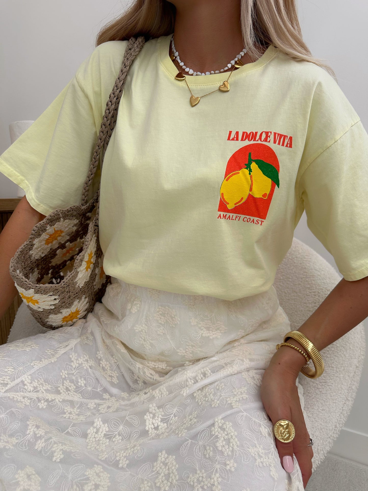 DOLCE VITA lemon print T-shirt