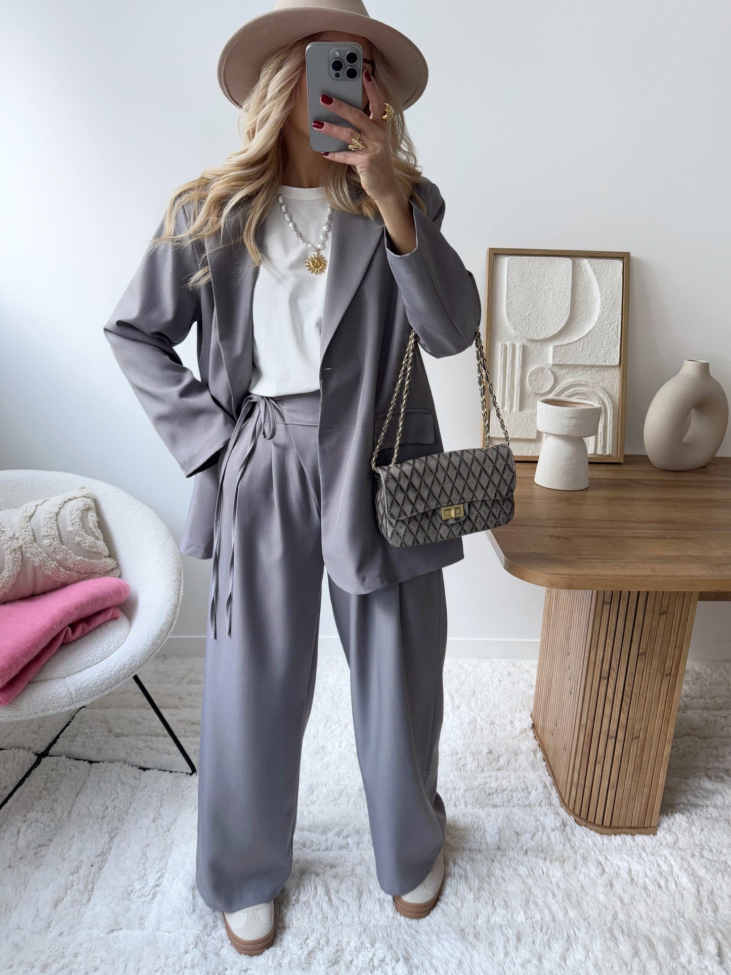 NAÏG wide-leg wrap pants