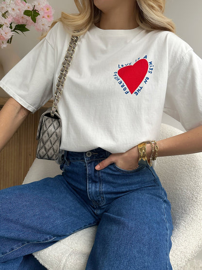 Jean taille haute wide-leg bleu brut PATTI